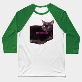 They/Them Cat Baseball T-Shirt